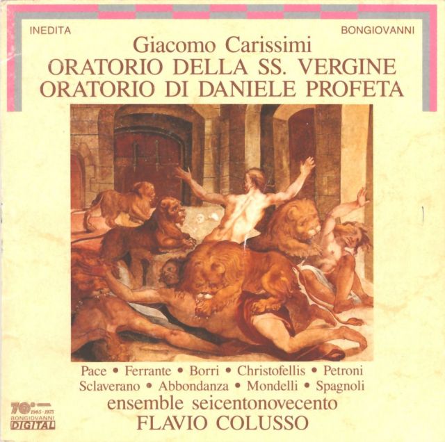 <strong>Oratorio della SS.ma Vergine, Oratorio di Daniele profeta</strong><br />Giacomo Carissimi (1605 - 1674)